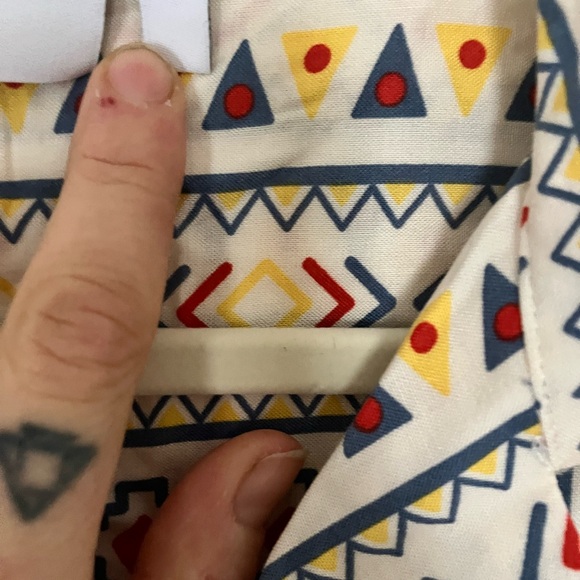 ASOS Multicolor Geometric Casual Shirt - Picture 3 of 3